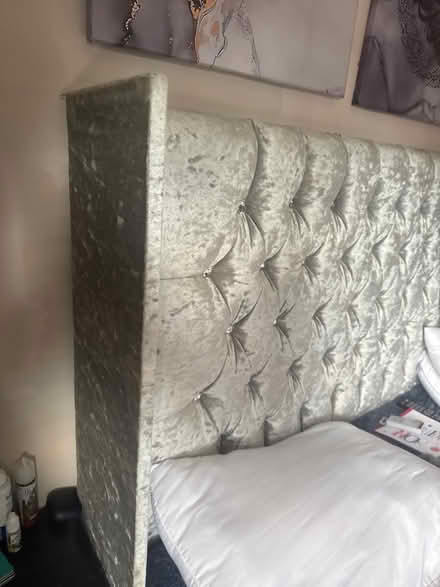 Photo of free Super king tall headboard (Seaforth) #2