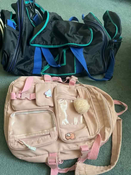 Photo of free Duffel bag and backpack (BN2) #1
