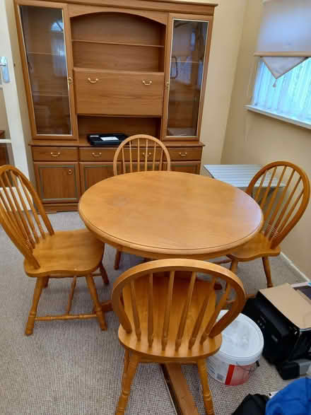 Photo of free Table and four chairs (CO15) #1