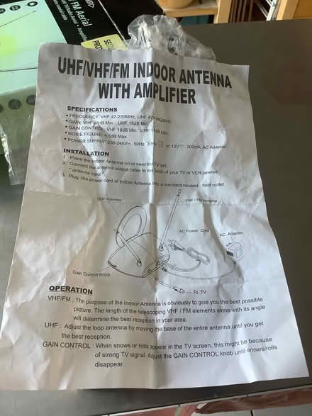 Photo of free TV & FM Ariel (Berkhamsted HP4) #4