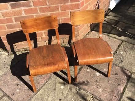 Photo of free Two old school chairs (Honiton central) #3