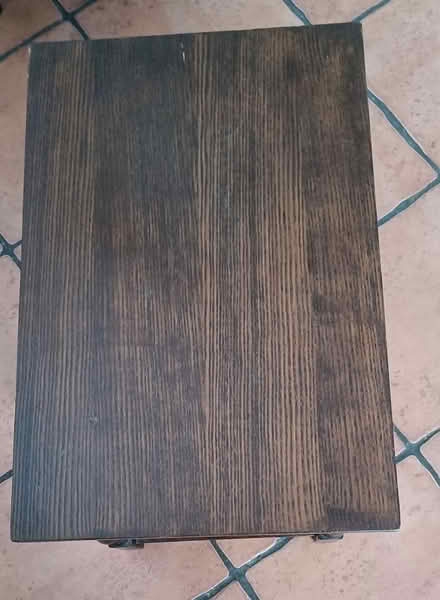 Photo of free Dark wood nest of 3 tables (Woodside TF7) #1