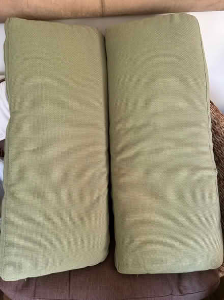 Photo of free Two large cushions IKEA (green) (Coton Hill SY1) #1
