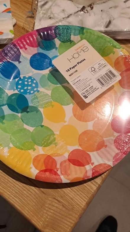 Photo of free Paper plates & napkins (Bramley, Hants RG26) #2