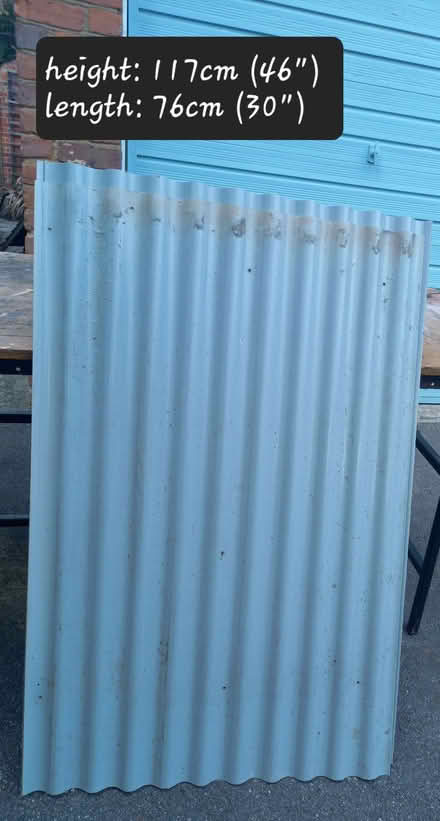 Photo of free PLASTIC Corrugated sheet (Twyford RG10) #1