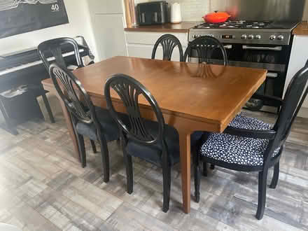 Photo of free Mid century table and chairs (Bury BL9) #4
