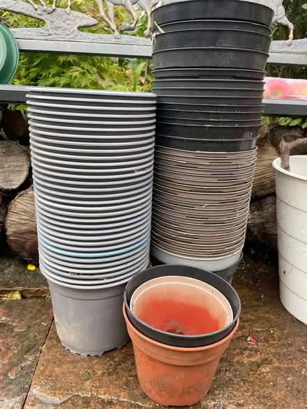 Photo of free Used plastic plant pots 🪴2litre (Northaw EN6) #1