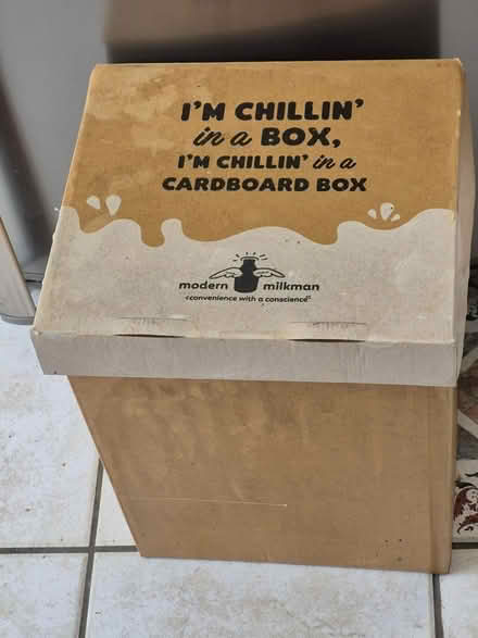 Photo of free Cardboard box for milk delivery (Southampton SO18) #1