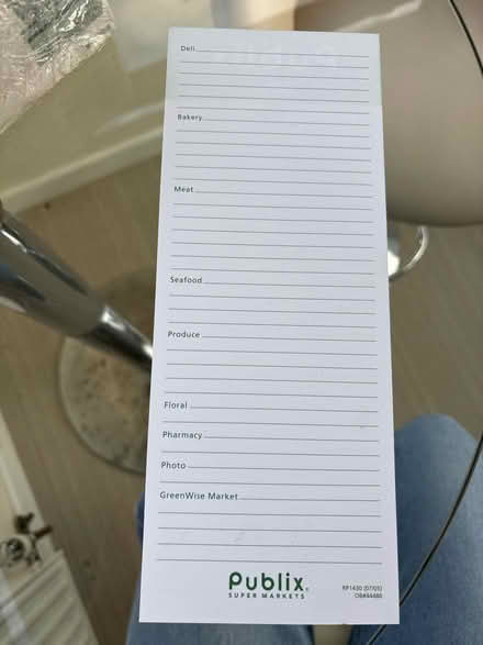Photo of free Shopping list blanks (Cromford DE4) #3