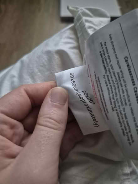 Photo of free Bag of pillows (Streatham) #2