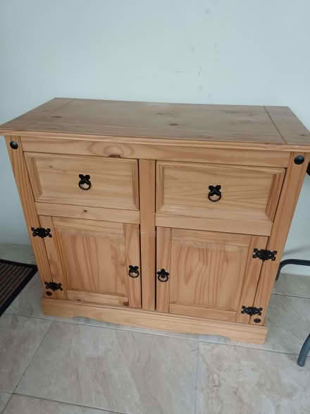 Photo of free Mexican Pine Sideboard unit. (Biggar ML12) #1