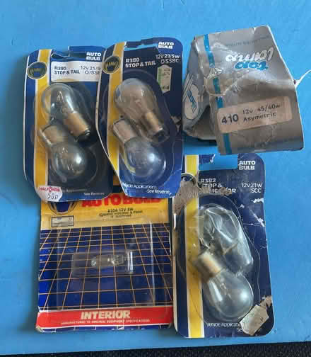 Photo of free Assortment of car bulbs (Stanley Green BH15) #1