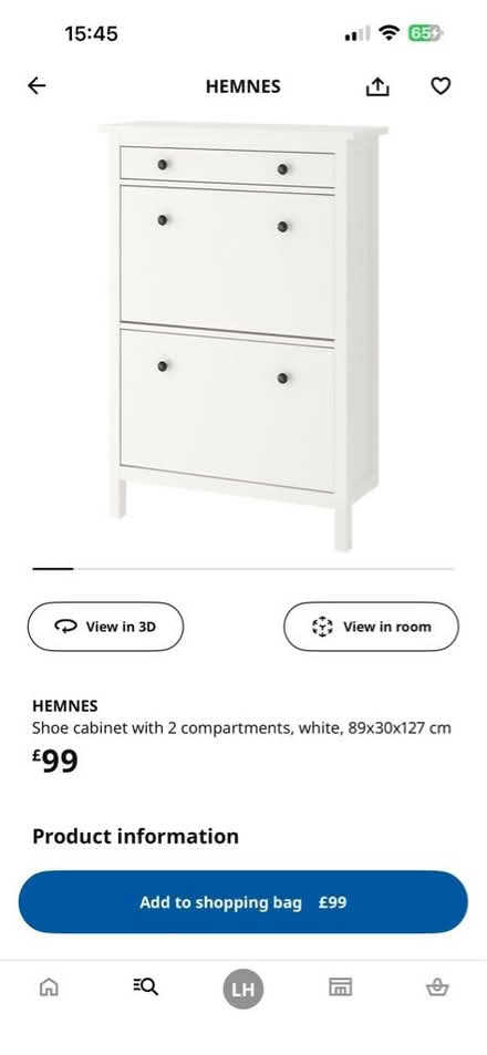 Photo of free IKEA Hemnes shoe tidy (Poplars SG2) #2