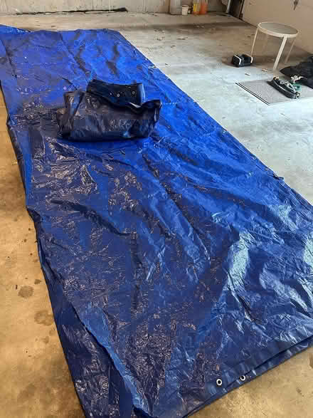 Photo of free Large blue plastic tarps (South Bowie) #1