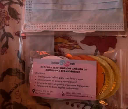 Photo of free 6 condoms, 1 surgical face mask (108 and Broadway) #1