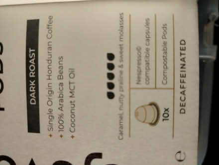 Photo of free Coffee pods, keto decaf. Past expiry (Bowerham LA1) #2