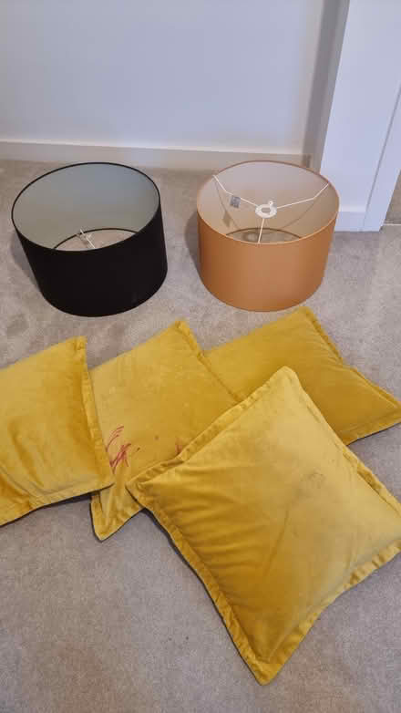Photo of free Light shades and cushions (Manchester M14) #1