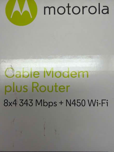 Photo of free Motorola cable modem (Upper West side. West 83.) #2