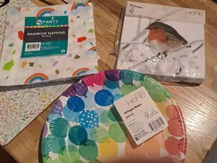 Photo of free Paper plates & napkins (Bramley, Hants RG26) #1