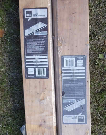 Photo of free tongue and groove natural cladding (Latchford WA4) #2