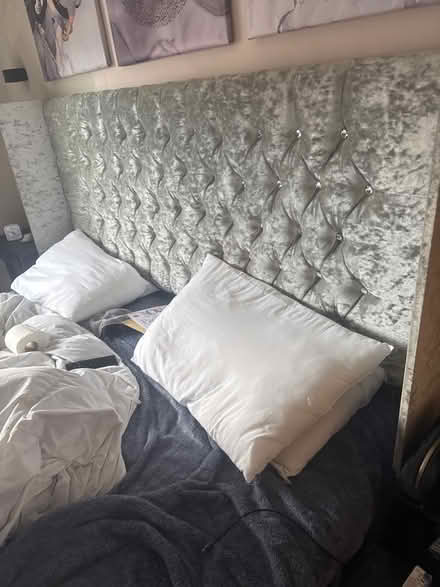 Photo of free Super king tall headboard (Seaforth) #1