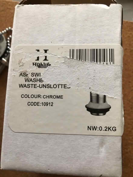 Photo of free Basin waste, unslotted brand new boxed (Hardwicke Green GL2) #2