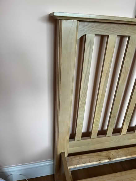 Photo of free Wooden King size bed frame (DA13) #3