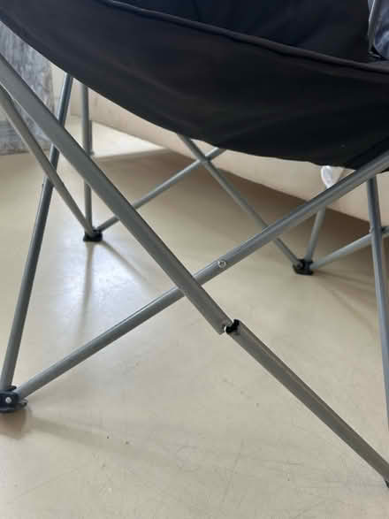 Photo of free Camping chair (broken leg) (LS9) #2