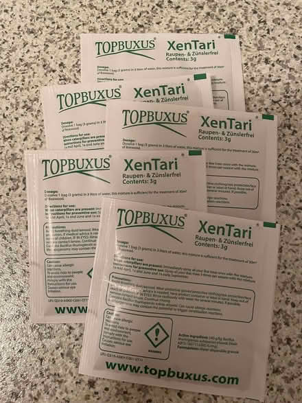 Photo of free Remedy for box hedge caterpillars (Emerson Valley MK4) #3