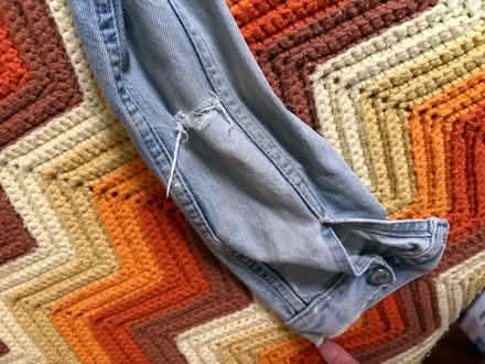 Photo of free Ripped Gap denim jacket (108 and Broadway) #4