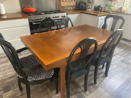 Photo of free Mid century table and chairs (Bury BL9) #2