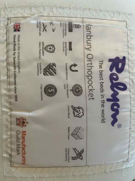 Photo of free Orthopocket Double mattress (Twickenham TW2) #3