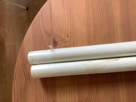 Photo of free White wooden curtain pole (White City W10) #3