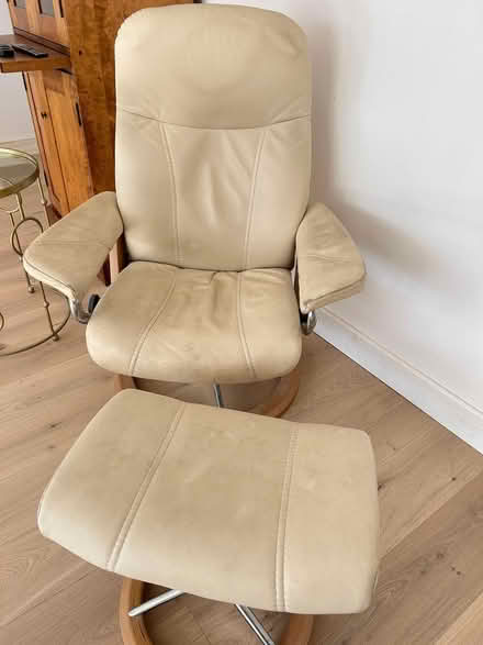 Photo of free Stressless Chair & Footstool (BH231HG) #1