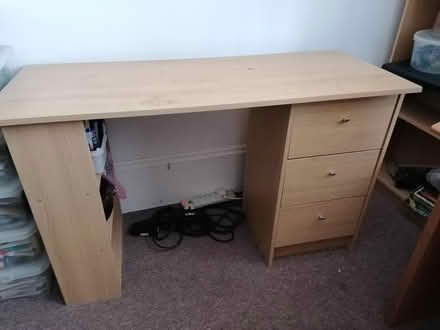 Photo of free Low beech effect cupboard (Maidstone) #1