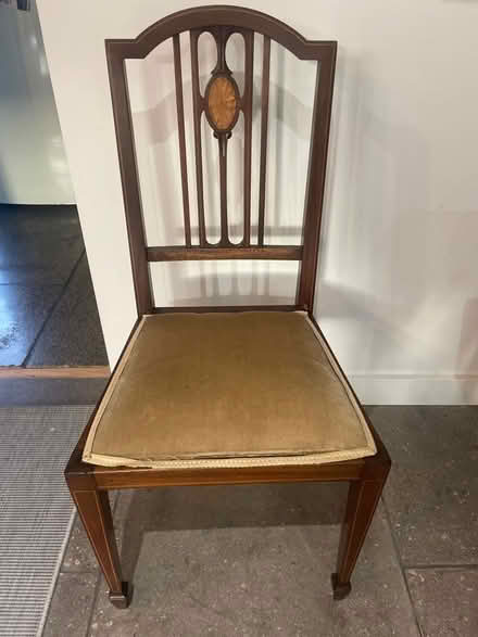 Photo of free Darkish wooden chair (Staveley LA8) #1