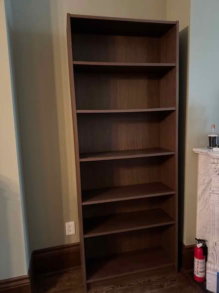 Photo of free Set of 2 brown IKEA Billy Bookcases (Cabbagetown, Toronto) #1
