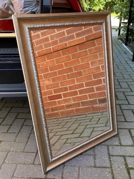 Photo of free Large wall mirror with antique style frame (Horkesley Heath CO4) #1