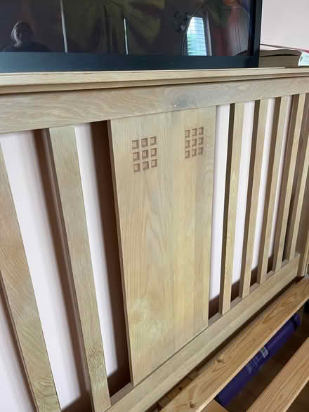 Photo of free Wooden King size bed frame (DA13) #2