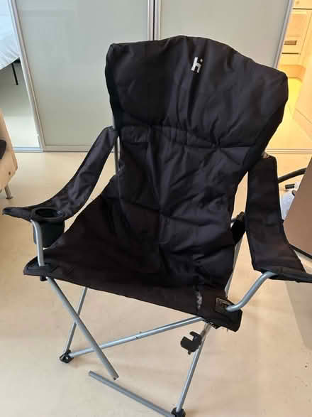Photo of free Camping chair (broken leg) (LS9) #1
