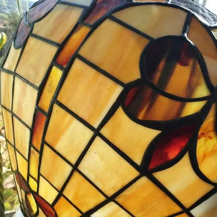 Photo of free x3 bulb ceiling tiffany light shade (seaton EX12) #1