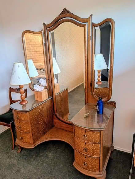 Photo of free Antique Drop-Well Dresser/Vanity (West Sedona) #1