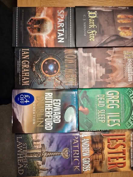 Photo of free Set of Hardback Fiction books (Glenleigh Park TN39) #1