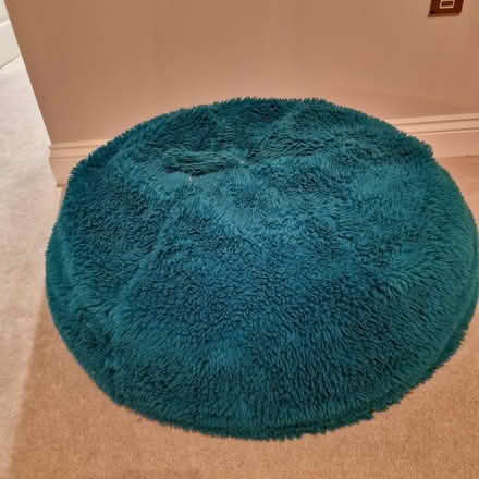 Photo of free Blue fluffy beanbag (Broadbridge Heath, RH12) #2
