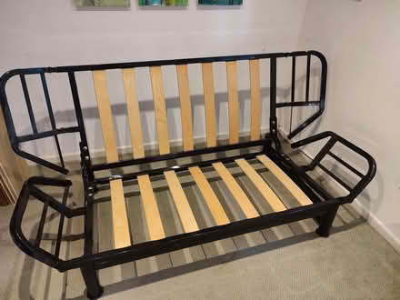 Photo of free Metal sofa futon bed base with optional mattress (Bricknells Meadow OX28) #1