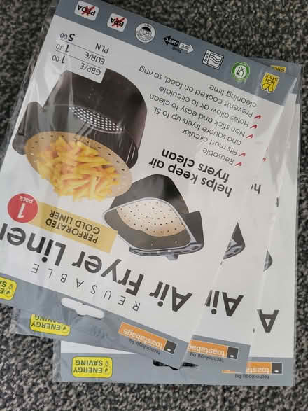 Photo of free 3 air fryer liners (Shirley B90) #1