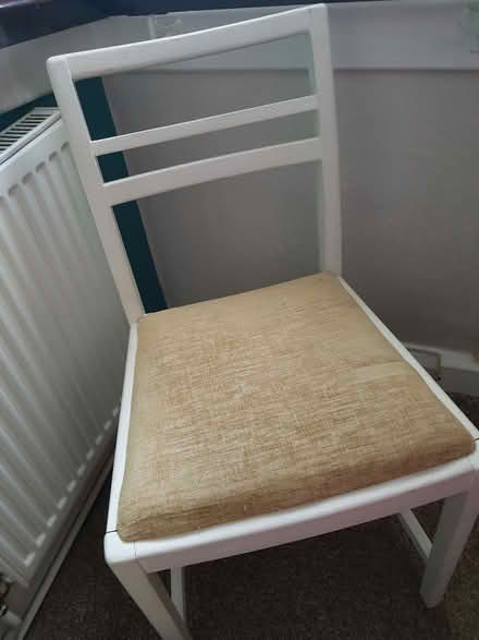 Photo of free 4 vintage painted dining chairs (Chesterfield S40) #2