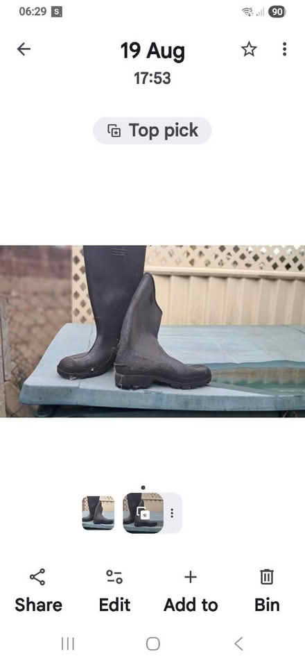 Photo of free black wellies (EX2) #1