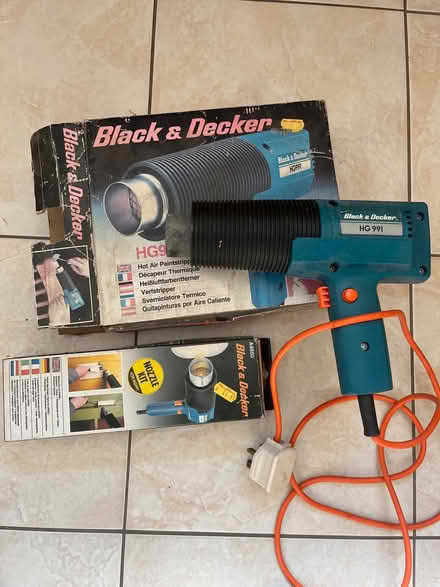 Photo of free Black&Decker Paint Stripper + set of nozzles (collect B93) (Knowle B93) #2