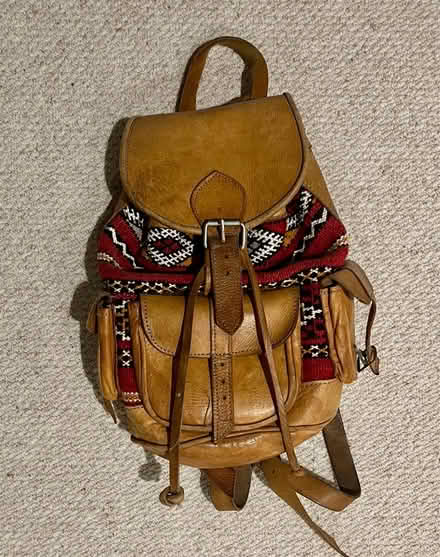 Photo of free Small leather rucksack (RH12) #1